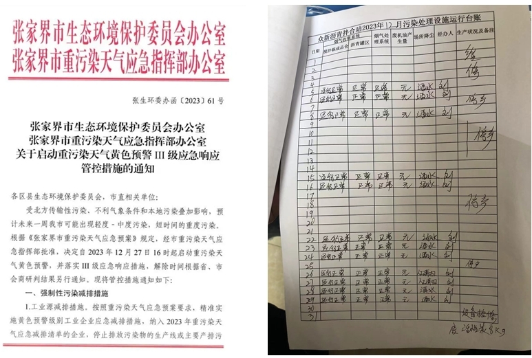 典型案例通报（十三）丨张家界大气污染防治标准不高不进反退